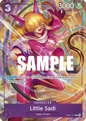 Little Sadi (Alternate Art) card from Paramount War