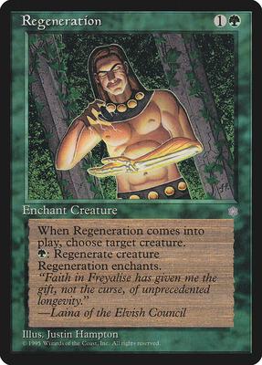 Regeneration card from Ice Age