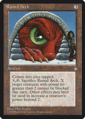 Runed Arch card from Ice Age