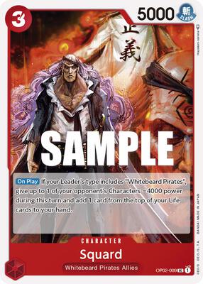 Squard card from Paramount War