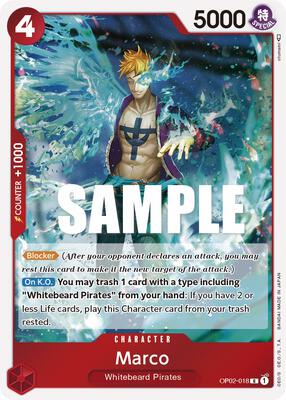 Marco card from Paramount War