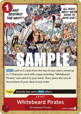 Whitebeard Pirates card from Paramount War