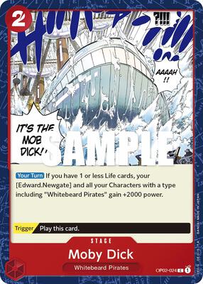Moby Dick card from Paramount War