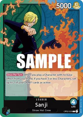 Sanji card from Paramount War