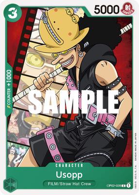 Usopp card from Paramount War