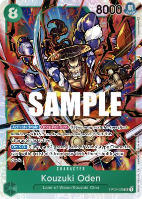 Kouzuki Oden card from Paramount War