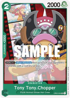 Tony Tony.Chopper card from Paramount War