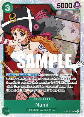 Nami card from Paramount War