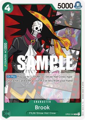 Brook card from Paramount War