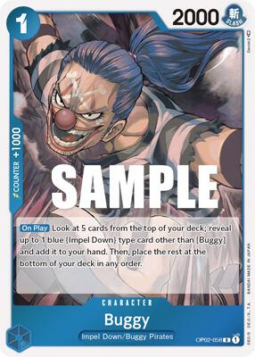 Buggy card from Paramount War