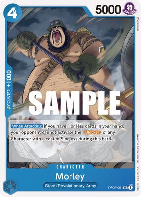 Morley card from Paramount War