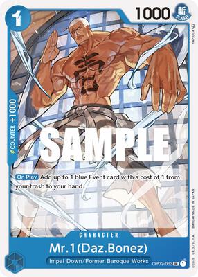 Mr.1 (Daz.Bonez) card from Paramount War