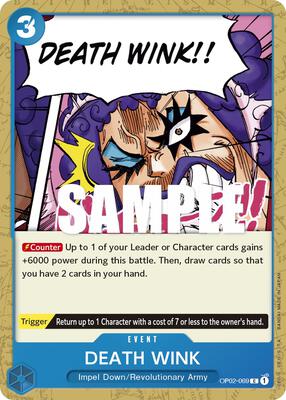 DEATH WINK card from Paramount War