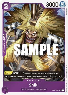 Shiki card from Paramount War