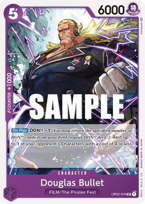 Douglas Bullet card from Paramount War