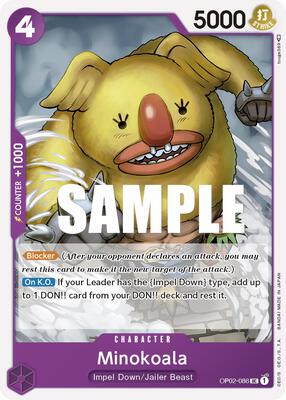 Minokoala card from Paramount War