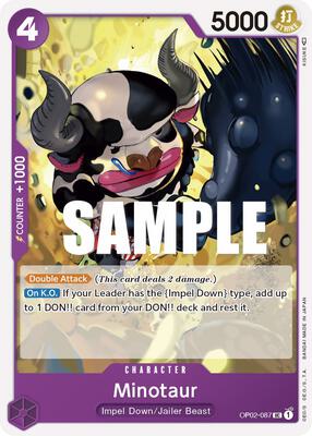 Minotaur card from Paramount War