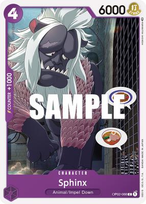 Sphinx card from Paramount War