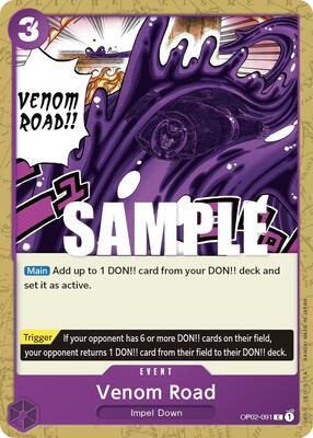 Venom Road card from Paramount War