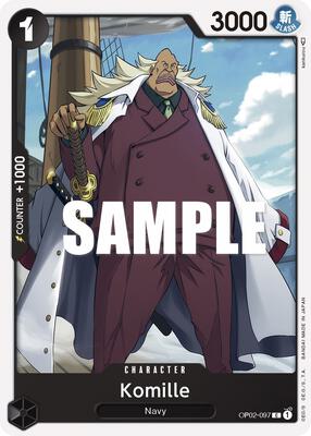 Komille card from Paramount War