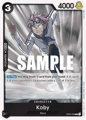 Koby card from Paramount War