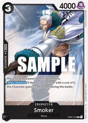 Smoker (102) card from Paramount War