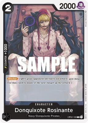 Donquixote Rosinante card from Paramount War