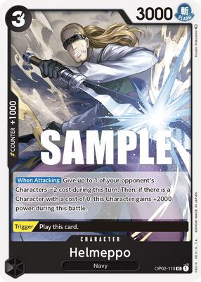 Helmeppo card from Paramount War