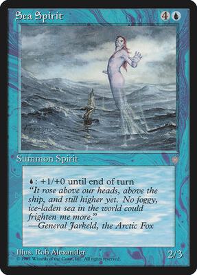 Sea Spirit card from Ice Age