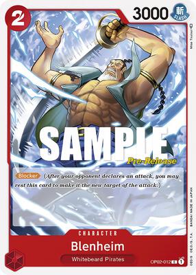 Blenheim card from Paramount War Pre-Release Cards