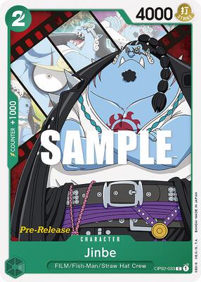 Jinbe card from Paramount War Pre-Release Cards