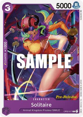 Solitaire card from Paramount War Pre-Release Cards
