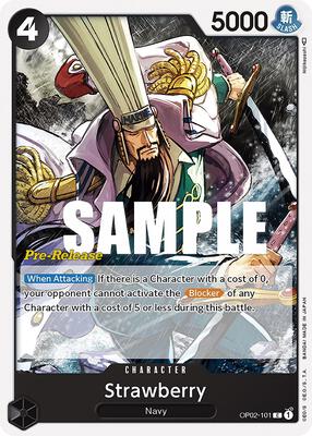 Strawberry card from Paramount War Pre-Release Cards