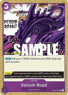 Venom Road card from Paramount War Pre-Release Cards