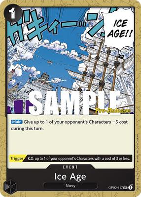 Ice Age card from Paramount War Pre-Release Cards