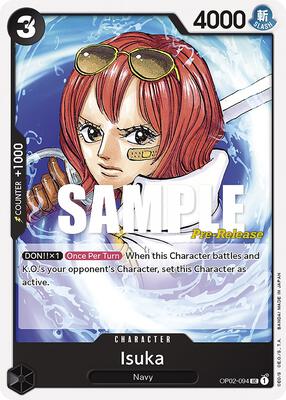 Isuka card from Paramount War Pre-Release Cards