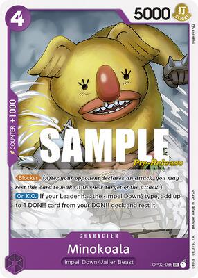 Minokoala card from Paramount War Pre-Release Cards