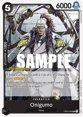 Onigumo card from Paramount War Pre-Release Cards