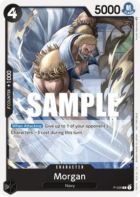 Morgan (Pirates Party Vol. 2) card from One Piece Promotion Cards