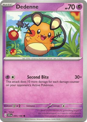 Dedenne - 095/198 card from SV01: Scarlet & Violet Base Set