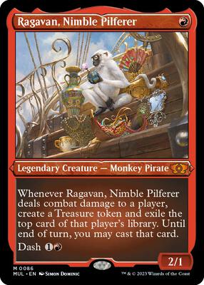Ragavan, Nimble Pilferer (Foil Etched) card from March of the Machine: Multiverse Legends