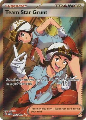 Team Star Grunt - 242/198 card from SV01: Scarlet & Violet Base Set