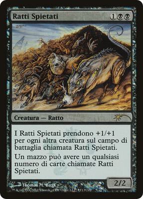 Relentless Rats (Italian) - "Ratti Spietati" card from Unique and Miscellaneous Promos