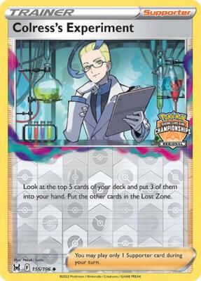 Colress's Experiment (Regional Championships) card from League & Championship Cards