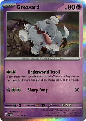 Greavard - 105/198 (Mirage Holo) card from Miscellaneous Cards & Products