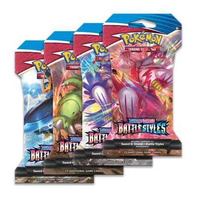 Battle Styles Sleeved Booster Pack Art Bundle [Set of 4] card from SWSH05: Battle Styles