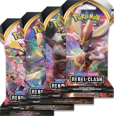Rebel Clash Sleeved Booster Pack Art Bundle [Set of 4] card from SWSH02: Rebel Clash