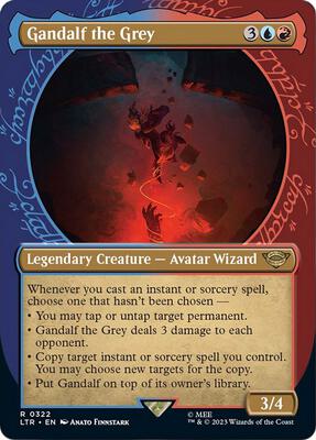 Gandalf the Grey (Showcase) card from Universes Beyond: The Lord of the Rings: Tales of Middle-earth