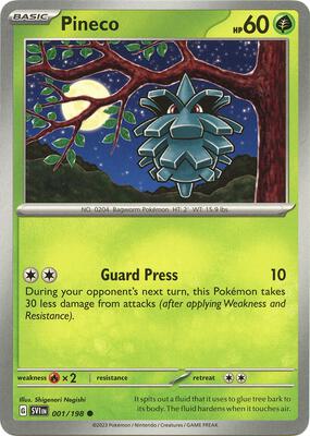 Pineco card from SV01: Scarlet & Violet Base Set