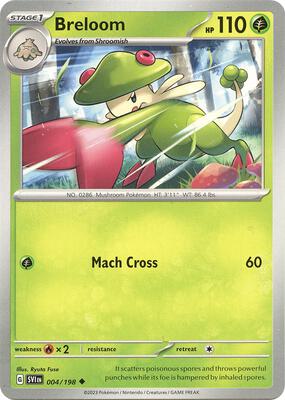 Breloom card from SV01: Scarlet & Violet Base Set